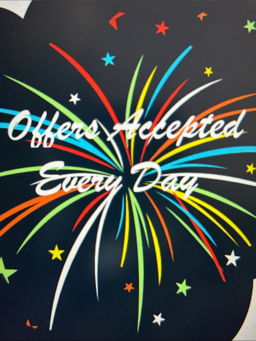Every Day Offers Accepted Multicolor Pendant Necklace
